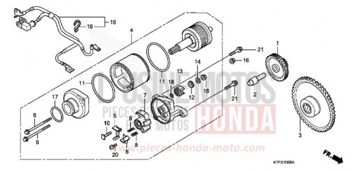 MOTEUR DE DEMARRAGE SH125A de 2010